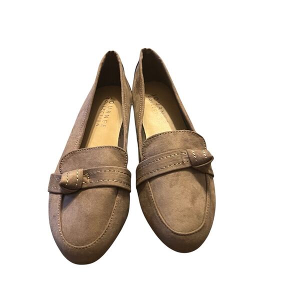 Journee Collection Marci Slip On Knot Accent Loafer NEW Size 8.5 Taupe - Picture 5 of 10